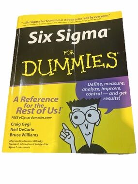 Six‎ Sigma For Dummies - Paperback By Gygi, Craig